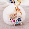 Sheep, Horse and Cattle Keychains With Braided Wrist Straps view 2