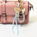 Rhinestone Palm Tree Beaded Keychain Phone Strap Charm view 3