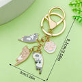 Cat Charm Keychains in 51 Pictured Variations for Bags and Keys view 12