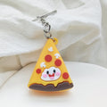 Soft Food Keychain Burger Fries Pizza Charm Set Styles view 2