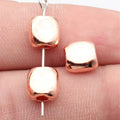 Smooth Square Flat Spacer Bead in Two Polished Finishes view 3