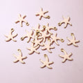 Tiny Colorful Starfish Charms with Gold Tone Loops in Ten Options view 7