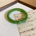 Green Marbled Bangles With Gold And Silver Smooth Bangles view 6