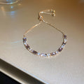 Crystal Butterfly Flower And Tennis Style Adjustable Bracelets view 6