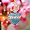Sky-Blue Plain-Pearl-Heart