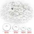 Flat Wheel Shape Metal Spacer Discs Jewelry Findings view 6