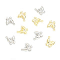 Crystal Butterfly Alloy Charm Pendants in Gold and Silver Tones view 2
