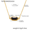 Black Stone Necklace