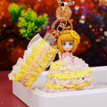 Crystal Star Plaid Dress Doll Keychains in Seven Colors plus Assorted view 8