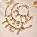 Stainless Steel Charm Bracelets Heart Infinity Star Handbag Motifs view 2