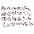 Stainless Steel Mini Charms in Twenty-Six Nature and Symbol Shapes view 1