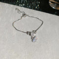 Silver Crystal Swan Tennis Bracelets Four Charm Styles view 7