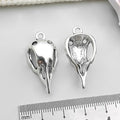 Antique Silver Metallic Bull Totem Metal Charms with 11 Listed Options view 10