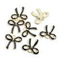 Enamel Bow Charms in Six Colors and Two Metal Tones view 6