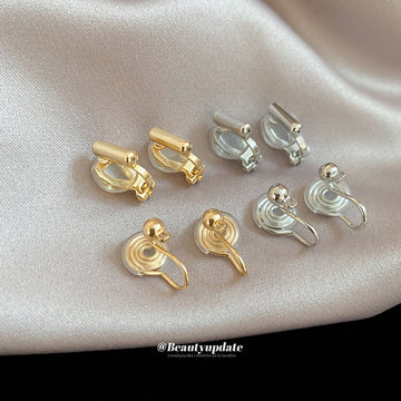 Metal Clip On Earring Converter Findings In Four Finishes
