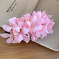 Fabric Flower Cascade Black Claw Hair Clips Pink White Purple view 6