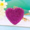 Fuchsia Crystal-Heart