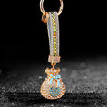 Jeweled Heart Fortune Pouch Keychains in Seven Colors plus Assorted view 8