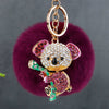Purple-Koala Deep-Purple-Pom