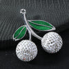 Silver-Tone Large White
