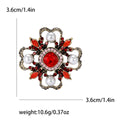 Baroque Pearl Crystal Flower Brooch in Four Colors view 8