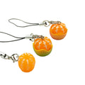 Tangerine and Strawberry Fruit Phone Strap Charms, 2 Styles view 5