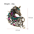 Zodiac Animal Metal Brooch Pin for Jackets and Lapels view 2