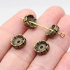 Antique Bronze 10 × 10 × 3.7mm