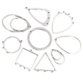 Geometric Multi Loop Pendant Connectors in Ten Shapes view 5