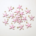 Tiny Colorful Enamel Starfish Charms in Ten Options view 9