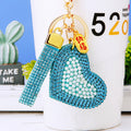Double Sided Pearl Heart Keychains in Five Colors plus Assorted Option view 4