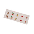 Ten Piece Colorful Fruit Motif Stud Earring Set Jewelry Accessory view 5