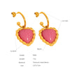 Gold Pink Heart