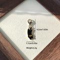 Black Enamel Cat Charm Keychains Gold Lobster Clasps 5 Styles view 2