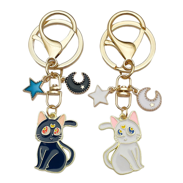 Cat Charm Keychains in 27 Pictured Variations for Bags and Keys