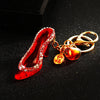 Floral-Red Crystal-Heel