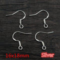 Fishhook Earring Findings With Coil and Loop in Multiple Finishes view 6