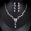 Blue Black Horse Metal Necklace and Earring Set Jewelry Set view 6
