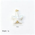 Ten Gold Tone Ocean Heart Butterfly Pendants And Bikini Clasps view 7