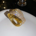 Rhinestone Cross Open Cuff Bracelet Multi Layer 7 Styles view 11