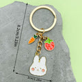 Tropical Fruit Charm Keychains in 43 Pictured Variations for Bags and Keys view 8
