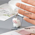 Flocked Alpaca Sheep Phone Strap Charms Lobster 14 Styles view 12