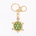 Rhinestone Turtle Keychain Enamel Shell Animal Charm view 5