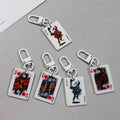 Playing Card and Joker White Clip Charms in Five Designs view 3