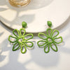 Green Yarn Daisies