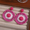 Fuchsia Woven Sunbursts