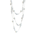 Layered Pearl Station Necklace Decorative Jewelry Decorative Jewelry view 5