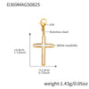 Gold Cross Charm