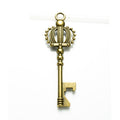 Alloy Crown Keychain Pendant Charm Punk Style 73x23mm