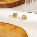 Magnetic Crystal Look Ball No Piercing Stud Earrings view 6
